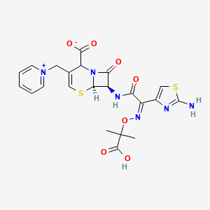 CEFTAZIDIME IMPURITY A structure, CAS 1000980-60-8