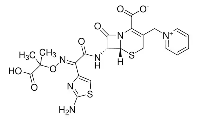 Ceftazidime EP Impurity B structure, CAS 97148-38-4