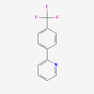 2-(4-TRIFLUOROMETHYLPHENYL)PYRIDINE structure, CAS 203065-88-7