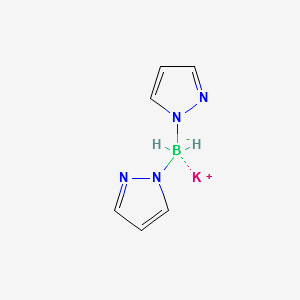 POTASSIUM DIHYDROBIS(1-PYRAZOLYL)BORATE structure, CAS 18583-59-0