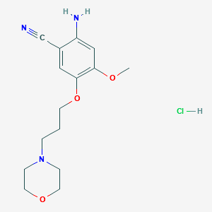 Gefitinib IMpurity 1 structure, CAS 1561173-24-7