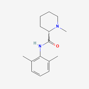 Dexivacaine structure, CAS 24358-84-7