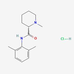 (S)-(+)-Mepivacaine monohydrochloride structure, CAS 34333-71-6