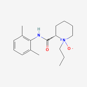 Ropivacaine N-Oxide structure, CAS 1391053-59-0
