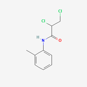 2,3-dichloro-N-(o-tolyl)propanamide structure, CAS 1072844-57-5
