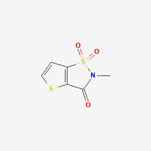 TenoxicaM IMpurity E (2-Methylthieno[2,3-d]isothiazol-3(2H)-one-1,1-dioxide ) structure, CAS 94040-09-2