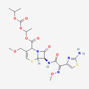 Cefpodoxime Proxetil EP Impurity C structure, CAS 339528-86-8