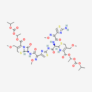 Cefpodoxime Proxetil 4,7-seco-Dimer structure, CAS 947692-16-2