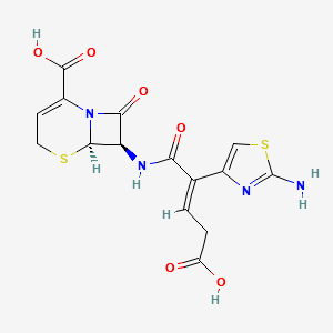 trans-Ceftibuten structure, CAS 97519-40-9