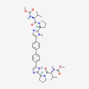 Daclatasvir impurity 8/Daclatasvir SRSR Isomer structure, CAS 1417333-63-1