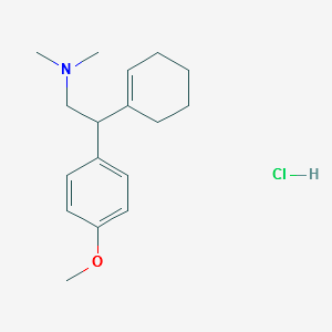 (2RS)-2-(Cyclohex-1-enyl)-2-(4-Methoxyphenyl)-N,N-diMethylethanaMine Hydrochloride structure, CAS 93413-79-7