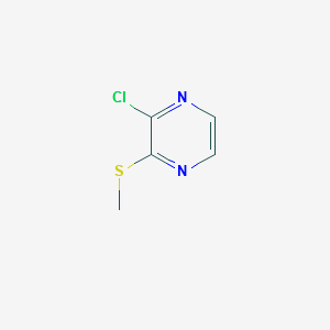 2-Chloro-3-methylthiopyrazine structure, CAS 1248090-42-7