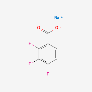 SODIUM 2,3,4-TRIFLUOROBENZOATE structure, CAS 402955-41-3