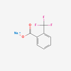 SODIUM 2-(TRIFLUOROMETHYL)BENZOATE structure, CAS 2966-44-1