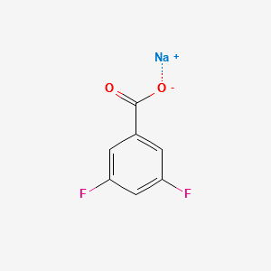 SODIUM 3,5-DIFLUOROBENZOATE structure, CAS 530141-39-0