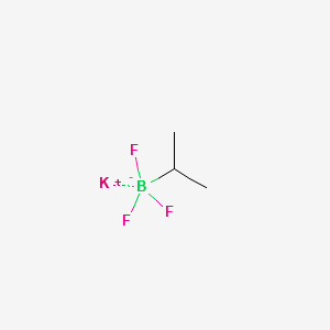 POTASSIUM I-PROPYLTRIFLUOROBORATE structure, CAS 1041642-13-0