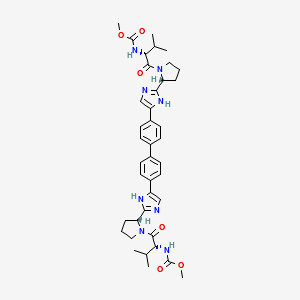 Daclatasvir Impurity 7 (RRRR-Isomer) structure, CAS 1417333-58-4
