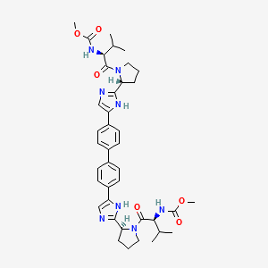Daclatasvir Impurity 5 (SRSS-Isomer) structure, CAS 1009117-28-5