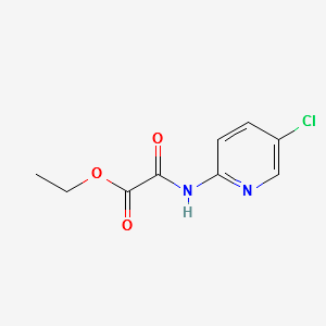 N-(5-Chloropyridin-2-yl)oxalaMic acid ethyl ester structure, CAS 349125-08-2