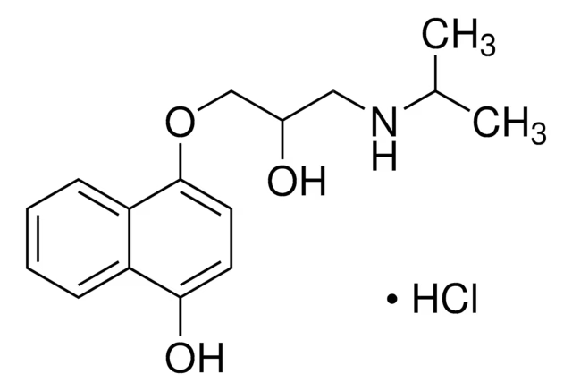 4-HYDROXY PROPRANOLOL HCL structure, CAS 14133-90-5