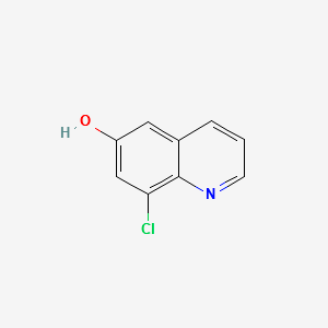 6-CHLORO-8-HYDROXYQUINOLINE structure, CAS 18119-24-9