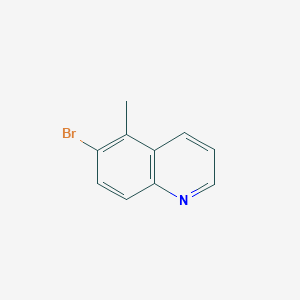 6-Bromo-5-methylquinoline structure, CAS 1256795-14-8