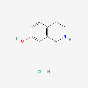 7-Hydroxy-1,2,3,4-tetrahydroisoquinoline Hydrochloride structure, CAS 66393-01-9