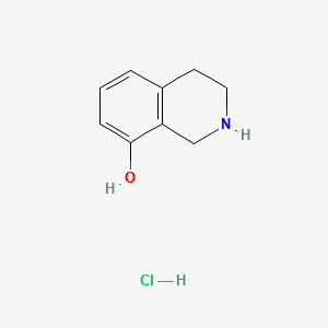 1,2,3,4-Tetrahydro-8-isoquinolinol Hydrochloride structure, CAS 32999-38-5