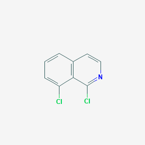 1,8-Dichloroisoquinoline structure, CAS 848841-64-5