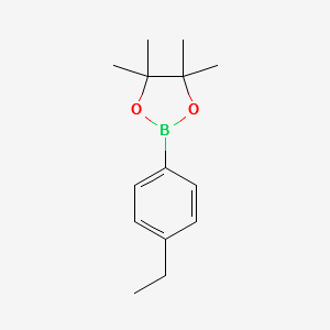 4-Ethylphenylboronic acid pinacol ester structure, CAS 1075719-87-7