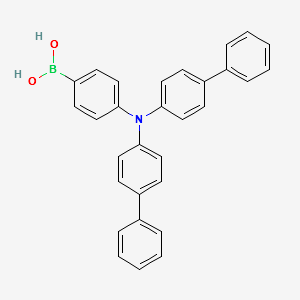 4-(dibiphenyl-4-ylaMino)phenylboronic acid structure, CAS 943836-24-6