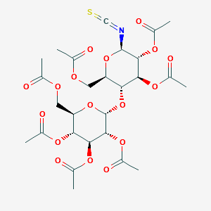 Hepta-O-acetyl-β-D-maltosyl-isothiocyanate structure, CAS 81319-58-6