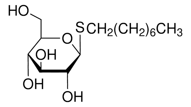 DECYL-BETA-D-1-THIOGLUCOPYRANOSIDE structure, CAS 98854-16-1