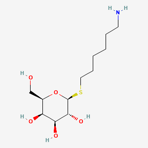 6-AMINOHEXYL 1-THIO-B-D-GALACTOPYRANOSID E structure, CAS 51224-14-7