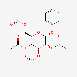 PHENYL 2,3,4,5-TETRA-O-ACETYL-ALPHA-D-GLUCOPYRANOSIDE structure, CAS 3427-45-0