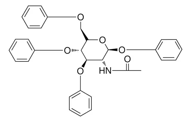 (2'-NAPHTHYL)METHYL-2-ACETAMIDO-2-DEOXY-BETA-D-GLUCOPYRANOSIDE structure, CAS 197574-95-1