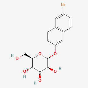 6-BROMO-2-NAPHTHYL-ALPHA-D-MANNOPYRANOSIDE structure, CAS 28541-84-6