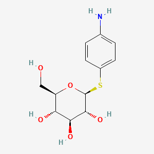 P-AMINOPHENYL-1-THIO-BETA-D-GLUCOPYRANOS IDE structure, CAS 58737-22-7