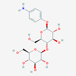 P-AMINOPHENYL-BETA-D-CELLOBIOSIDE structure, CAS 42935-24-0
