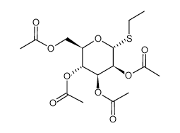 Ethyl 2,3,4,6-Tetra-O-acetyl-a-D-thiomannopyranoside structure, CAS 79389-52-9