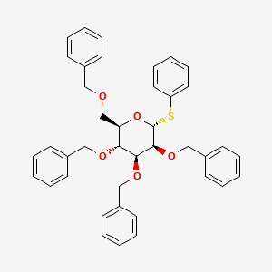 a-D-Mannopyranoside, phenyl 2,3,4,6-tetrakis-O-(phenylMethyl)-1-thio- structure, CAS 116501-53-2