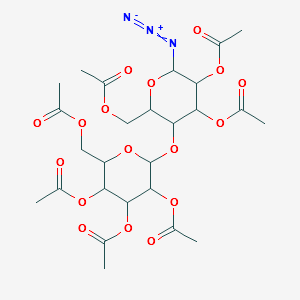 HEPTA-O-ACETYL-SS-MALTOSYL AZIDE structure, CAS 33012-49-6