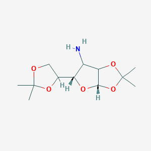 3-AMINO-3-DEOXY-1,2:5,6-DI-O-ISOPROPYLIDENE-ALPHA-D-GLUCOFURANOSE structure, CAS 24384-84-7