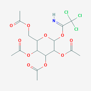 2,3,4,6-Tetra-O-acetyl-α-D-mannopyranosyl trichloroacetimidate structure, CAS 158250-57-8