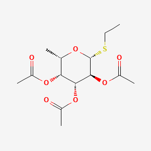 ETHYL 2,3,4-TRI-O-ACETYL-1-THIO-BETA-L-FUCOPYRANOSIDE structure, CAS 127501-41-1