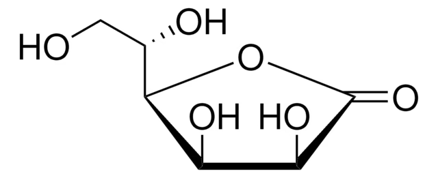 L-GALACTONO-1,4-LACTONE structure, CAS 1668-08-2