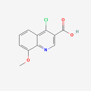 4-Chloro-8-Methoxyquinoline-3-caroboxylic acid structure, CAS 179024-73-8