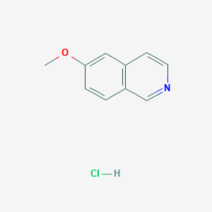 6-Methoxyisoquinoline, HCl structure, CAS 915865-96-2