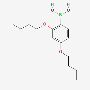 2,4-DIBUTOXYPHENYLBORONIC ACID structure, CAS 870778-89-5