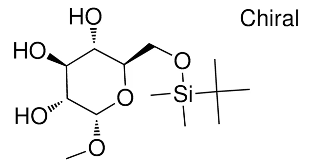 Methyl 6-O-benzoyl-a-D-glucopyranoside structure, CAS 4338-28-7